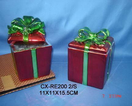 电镀圣诞礼物盒